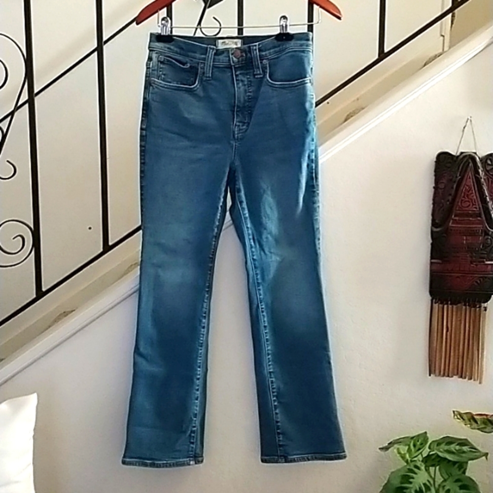 MADEWELL Cali Demi-Boot Jeans In Dorrance Wash Size 26